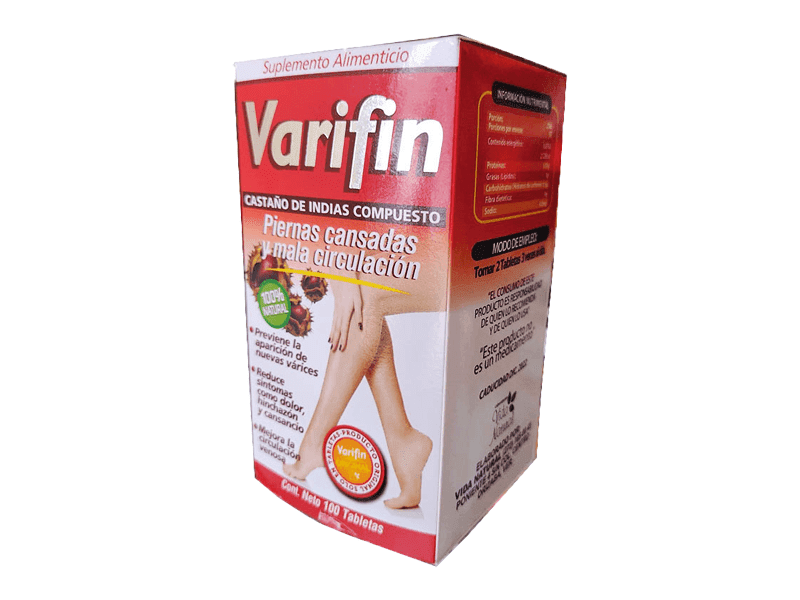 Varifin - Tienda Naturista Pronapresa - analgésicas, Analgésico, anticoagulante, Antiinflamatorio, cansancio, Castaño de Indias, circulacion sanguinea, Complementos Alimenticios, dolor, Dolores, edema, Ginkgo biloba, Ginko Biloba, Hamamelis, hematomas, Inflamación, Mikania, pesadez, piernas, Sistema Circulatorio, Suplementos Alimenticios, varifin, venas, Vid Roja, Várices