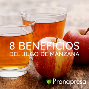 8 beneficios del jugo de manzana
