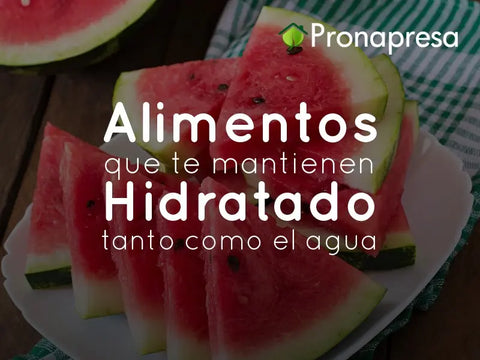 Alimentos que te Mantienen Hidratado tanto como el Agua