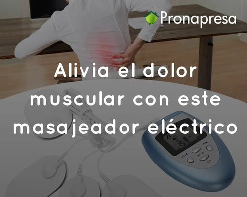 Alivia el dolor muscular con este masajeador eléctrico