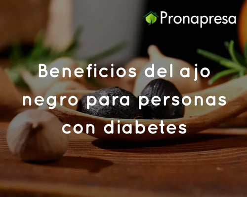 Beneficios del ajo negro para personas con diabetes