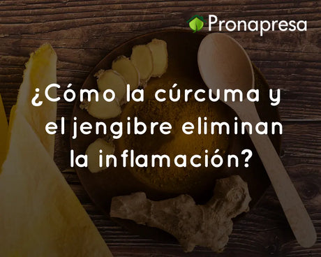 ¿Cómo la cúrcuma y el jengibre eliminan la inflamación?