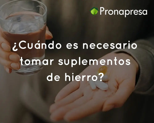 ¿Cuándo es necesario tomar suplementos de hierro?