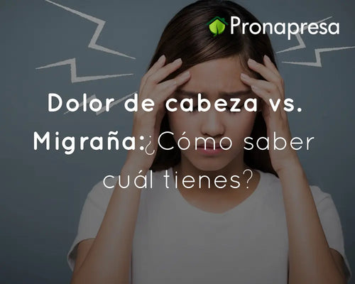 Dolor de cabeza vs. Migraña: ¿Cómo saber cuál tienes?