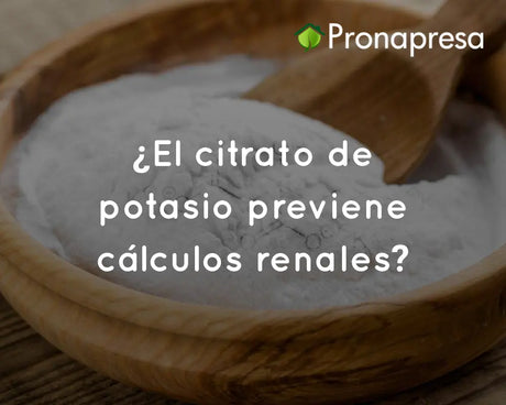 ¿El citrato de potasio previene cálculos renales?
