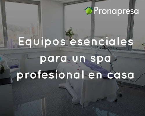 Equipos esenciales para un spa profesional en casa
