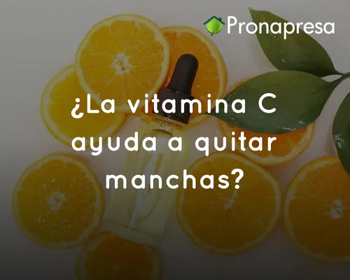 ¿La vitamina C ayuda a quitar manchas?