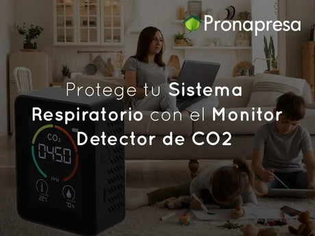 Protege Tu Sistema Respiratorio con el Monitor Detector de CO2