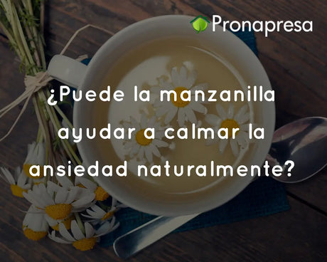 ¿Puede la manzanilla ayudar a calmar la ansiedad naturalmente?