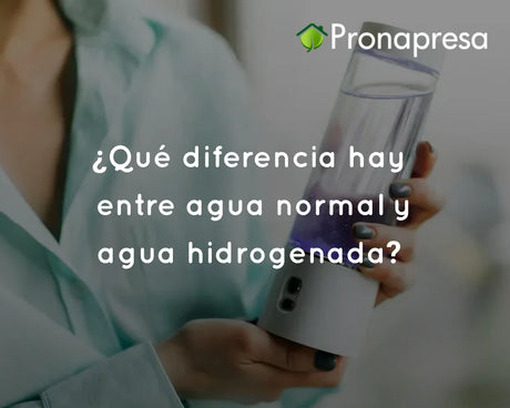 ¿Qué diferencia hay entre agua normal y agua hidrogenada?