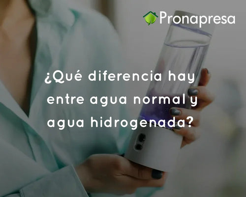 ¿Qué diferencia hay entre agua normal y agua hidrogenada?