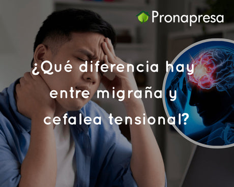 ¿Qué diferencia hay entre migraña y cefalea tensional?