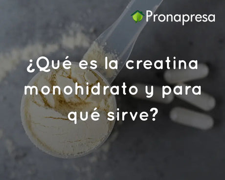 ¿Qué es la creatina monohidrato y para qué sirve?