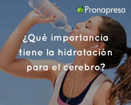 ¿Qué importancia tiene la hidratación para el cerebro?