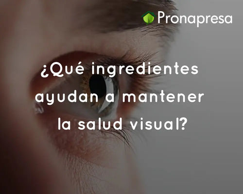 ¿Qué ingredientes ayudan a mantener la salud visual?