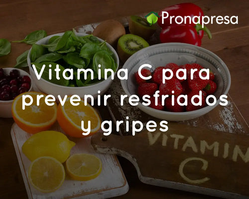 Vitamina C para prevenir resfriados y gripes