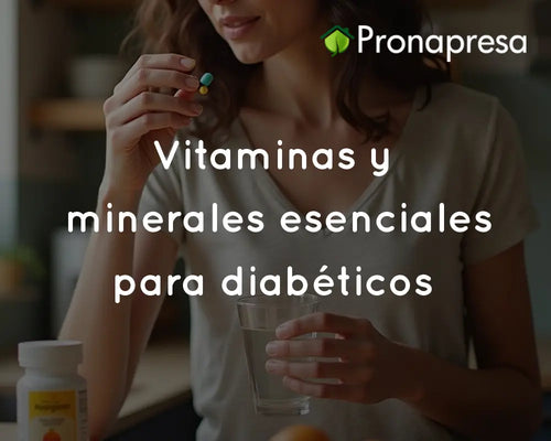 Vitaminas y minerales esenciales para diabéticos