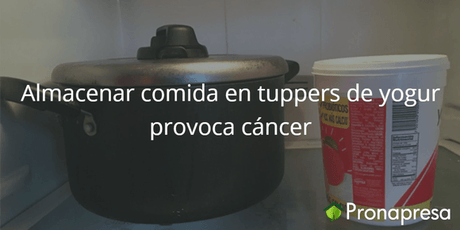 Almacenar comida en tuppers de yogur provoca cáncer - Tienda Naturista Pronapresa - Bienestar, Consejos, Cáncer, Dato Curioso, Salud