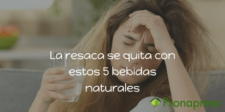 La resaca se quita con estas 5 bebidas naturales - Tienda Naturista Pronapresa - Bienestar, Consejos, Dato Curioso, Naturopatía, Nutrición, Recetas, Salud