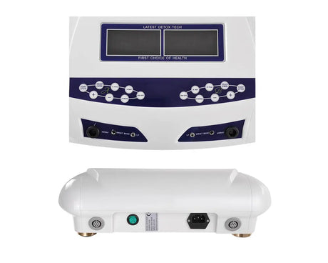 Desintoxicador Iónico Dual con Banda Reductora y Masajeador TENS 3 en 1