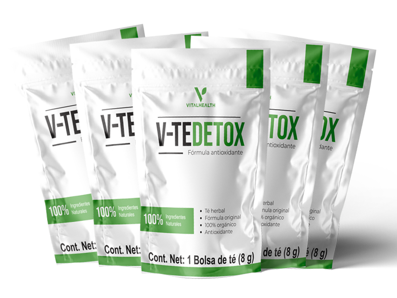 Paquete de 5 sobres V-TeDetox de Vital Health