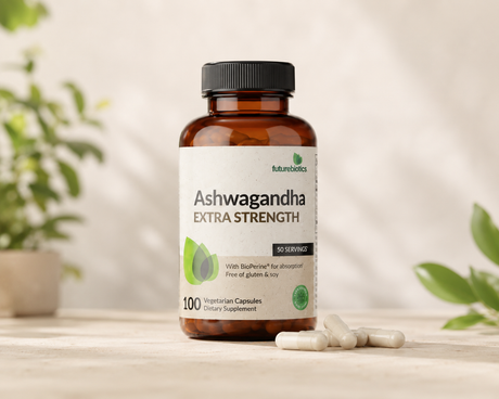 Ashwagandha Extra Strength Futurebiotics 100 cápsulas vegetarianas