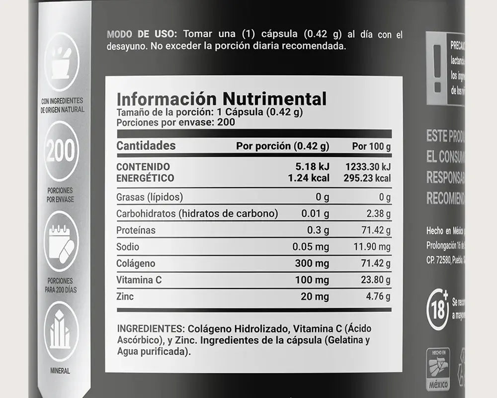 Z Blend B Life Mejora la apariencia de la piel, cabello y uñas