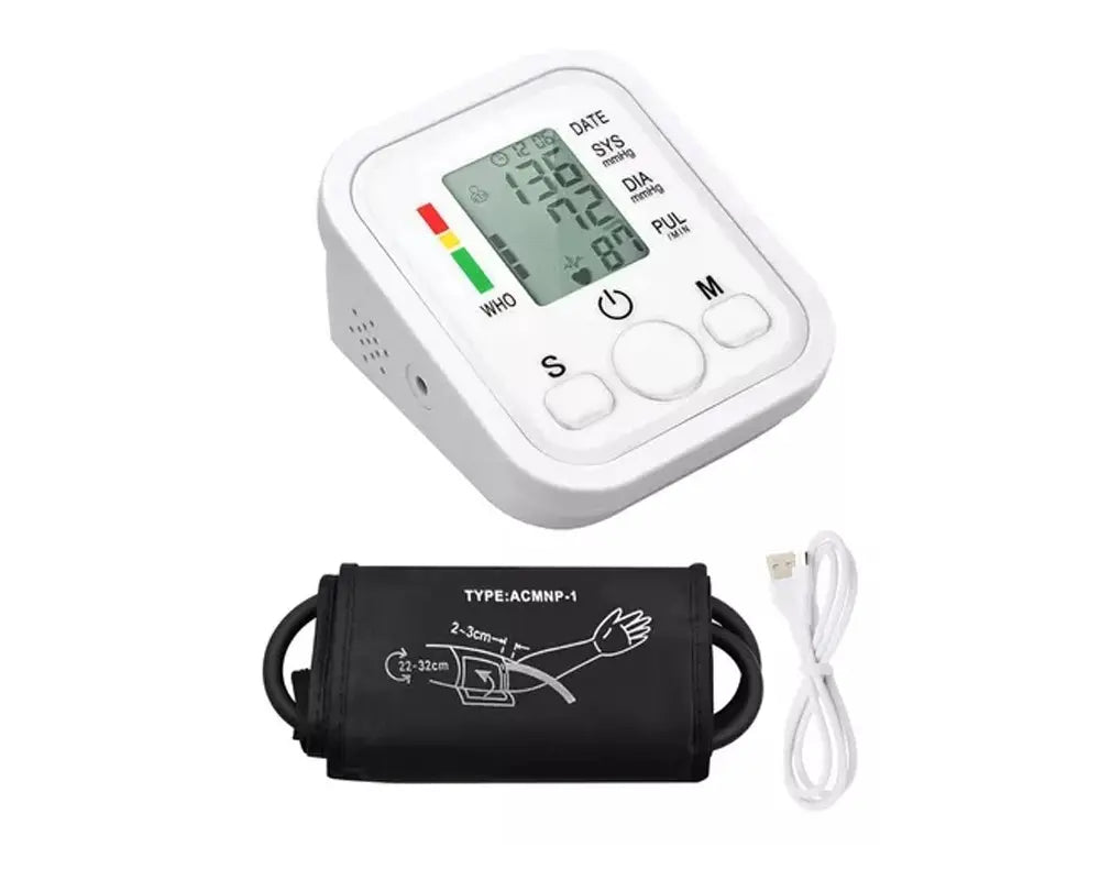 Baumanómetro Digital de Brazo con Monitor de Presión Arterial Automático, aparato portátil, Salud Cardiovascular