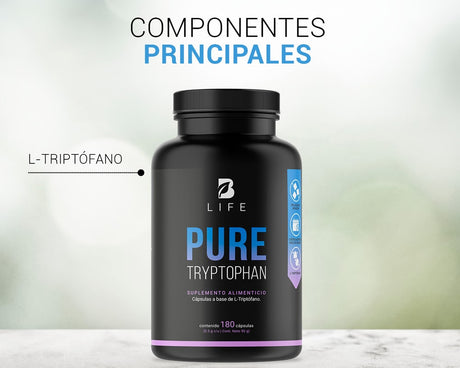 Beneficios del Pure Tryptophan B Life Promueve un sueño reparador Apoya la salud mental