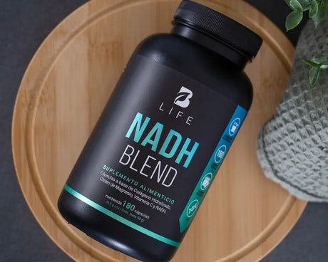 NADH Blend | NADH, Colágeno Hidrolizado y Vitamina C Refuerza el sistema inmunológico Mejora la función cognitiva
