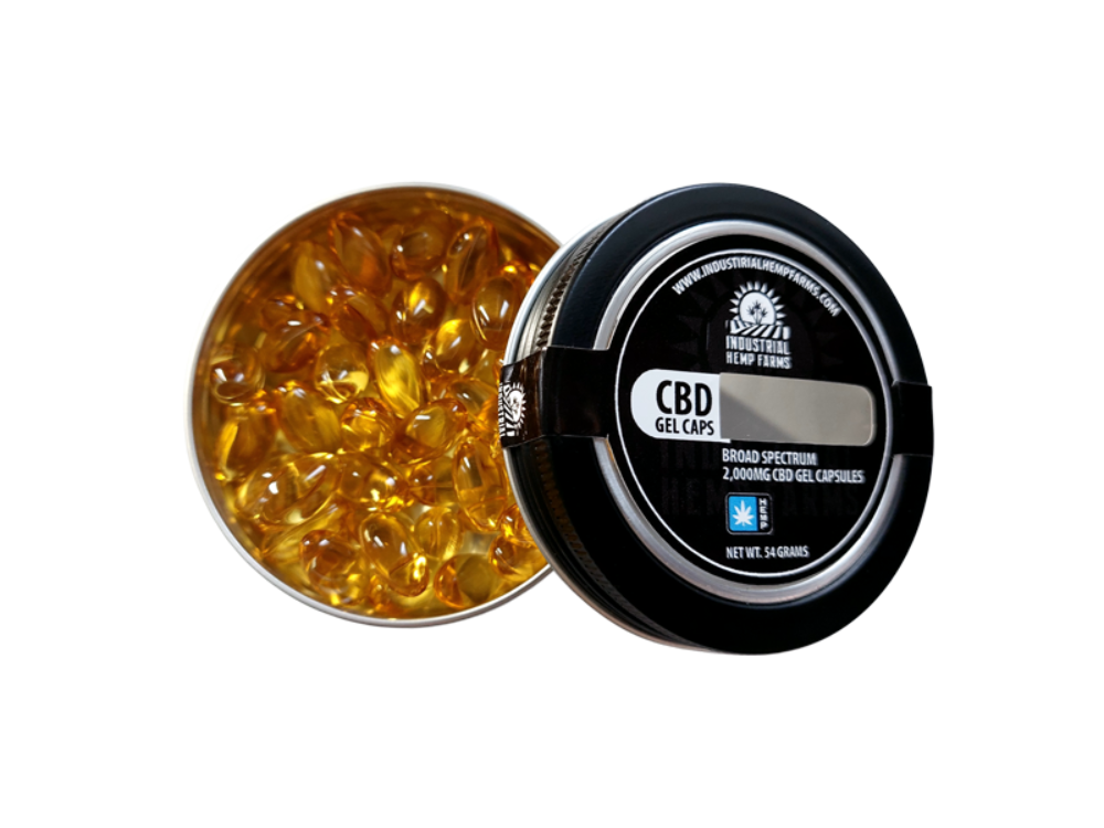 Cápsulas Softgel de C B D de Amplio Espectro 2000 mg