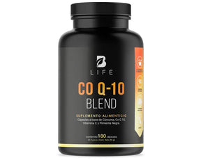 Beneficios Co Q-10 Blend B Life | Coenzima Q10   Potente efecto antioxidante Mejora la biodisponibilidad