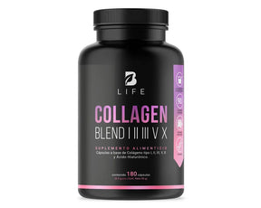 Colágeno Hidrolizado B Life Fortalece el cabello y las uñas, Hidrata y repara la piel