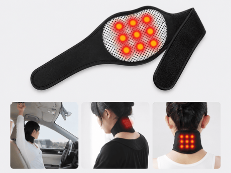 Collarín para terapia de calor con imanes