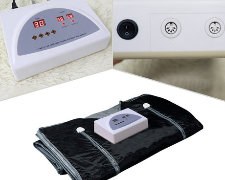 Control de Sabana Sauna Detox Infrarroja Bi-zona de 8 capas