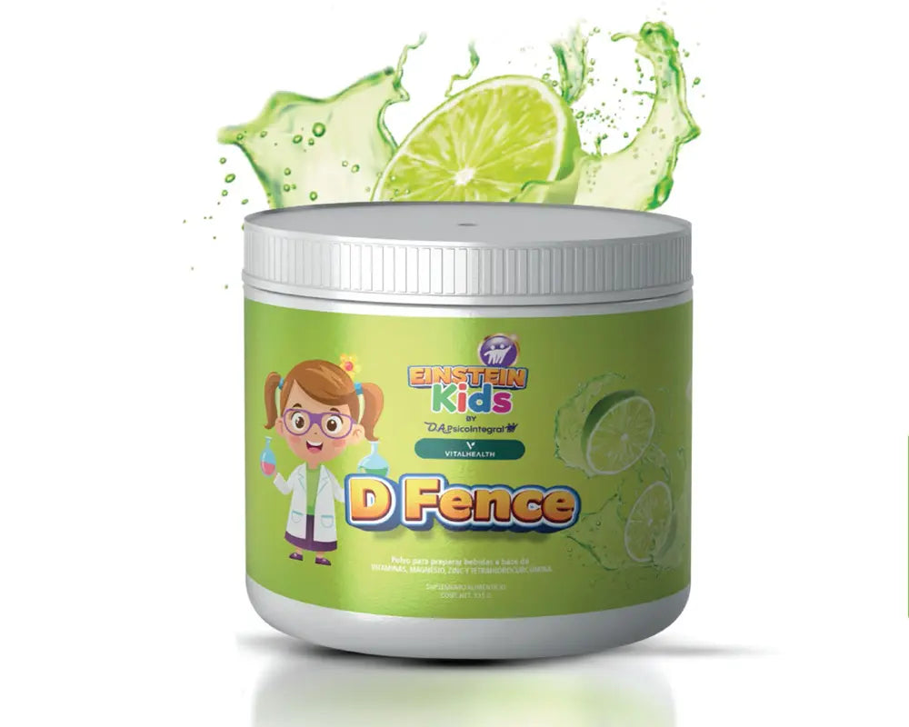 D-Fence Kids Vital Health Suplemento alimenticio para niños Apoya a proteger las células cerebrales del estrés oxidativo e inflamación