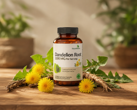 Dandelion Root 1500 MG Futurebiotics Diente de león potenciado
