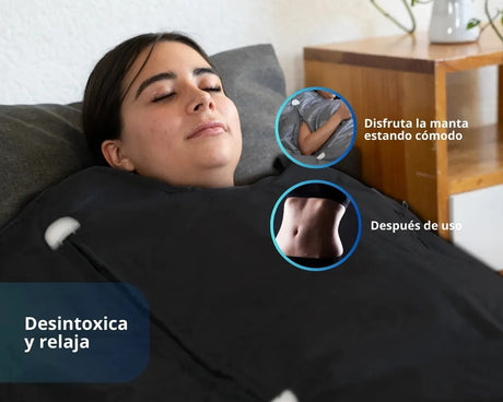 Desintoxica y relájate con la Sabana Sauna Detox Infrarroja Bi-zona de 8 capas