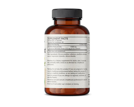 Dandelion Root 1500 MG Futurebiotics Digestión equilibrada Fórmula vegana/vegetariana y libre de OGM