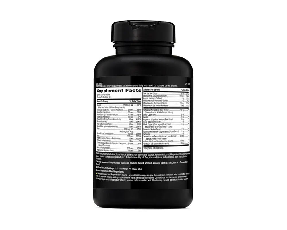 GNC Mega Men Energy and Metabolism Multivitamin Contribuye a la reducción del cansancio y la fatiga