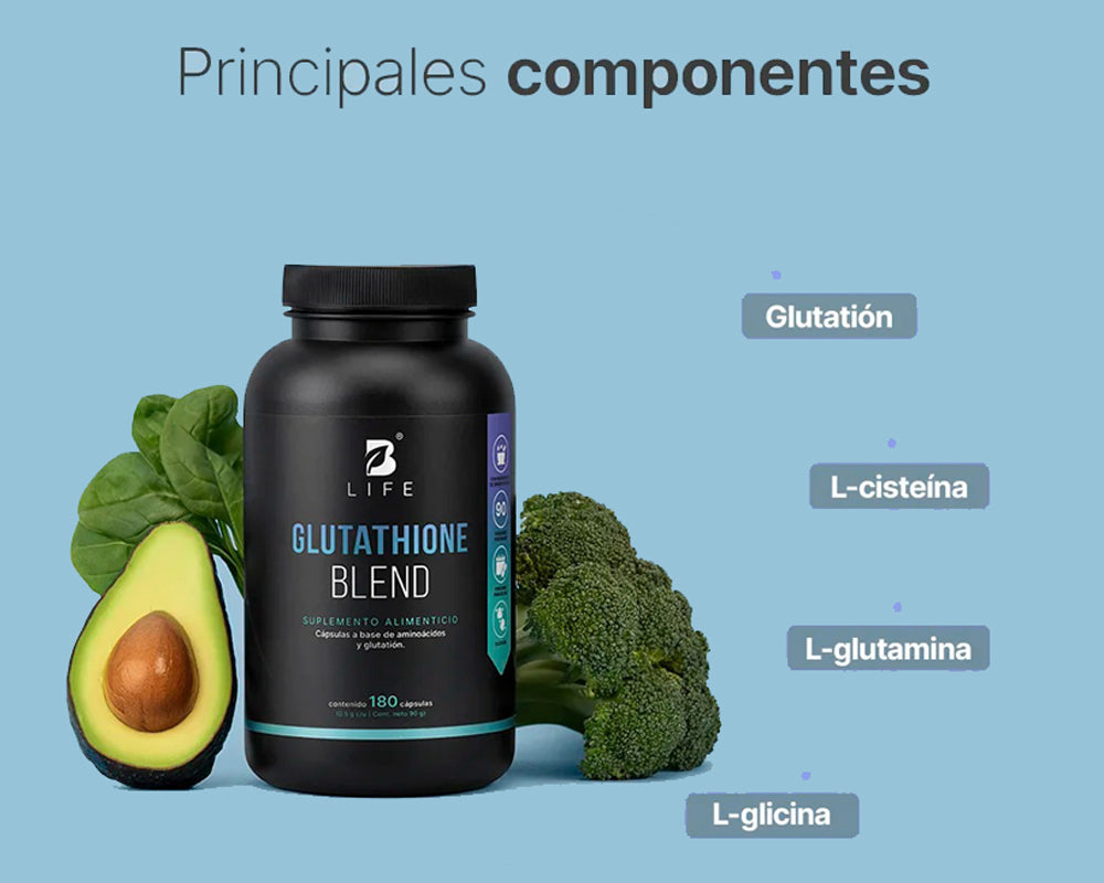 Glutathione Blend B Life Desintoxicación profunda y apoyo hepático