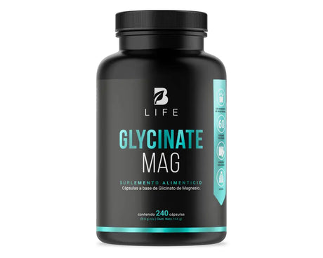 Glycinate Mag B Life | Glicinato de Magnesio, mejora el sueño, reduce la ansiedad