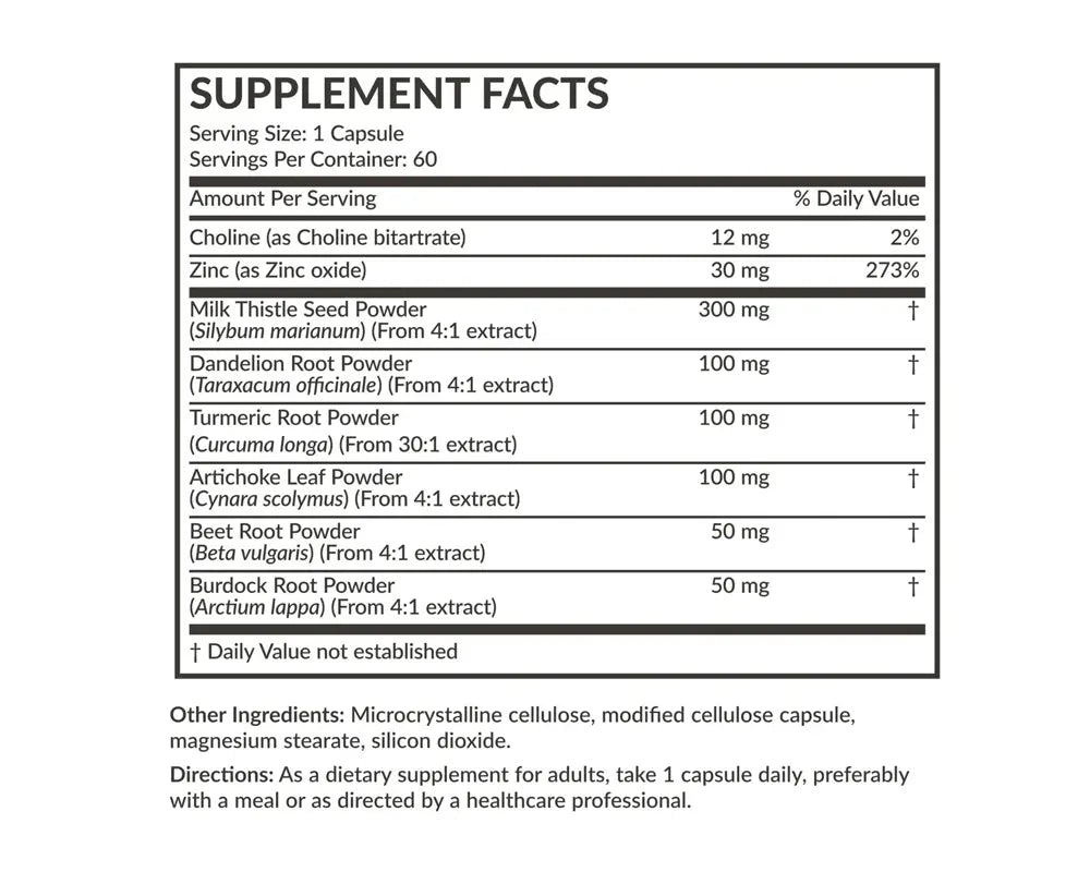 Liver Detox Advanced Detox & Cleanse Formula Futurebiotics Favorece la digestión y la eliminación de desechos