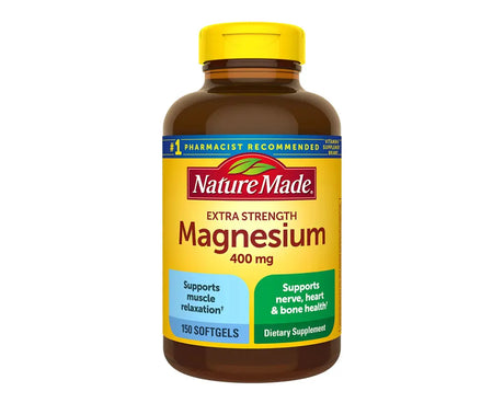 Beneficios del Magnesium 400 mg Nature Made Apoyo general al metabolismo