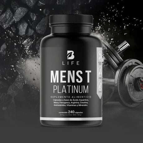 B Life Mens T Platinum Precursor de Testosterona para Hombres