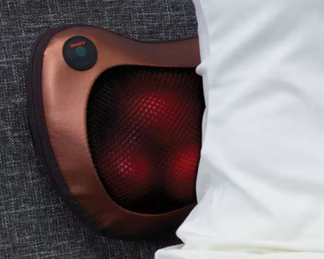Modo de uso para espalda y cintura de Almohada Masajeadora Multifunción Shiatsu