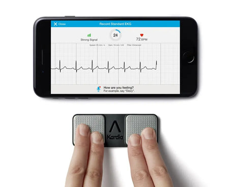 Dispositivo Monitor Cardiaco Portátil Kardia Mobile, Seguimiento de la salud cardíaca, Sistema Cardiovascular