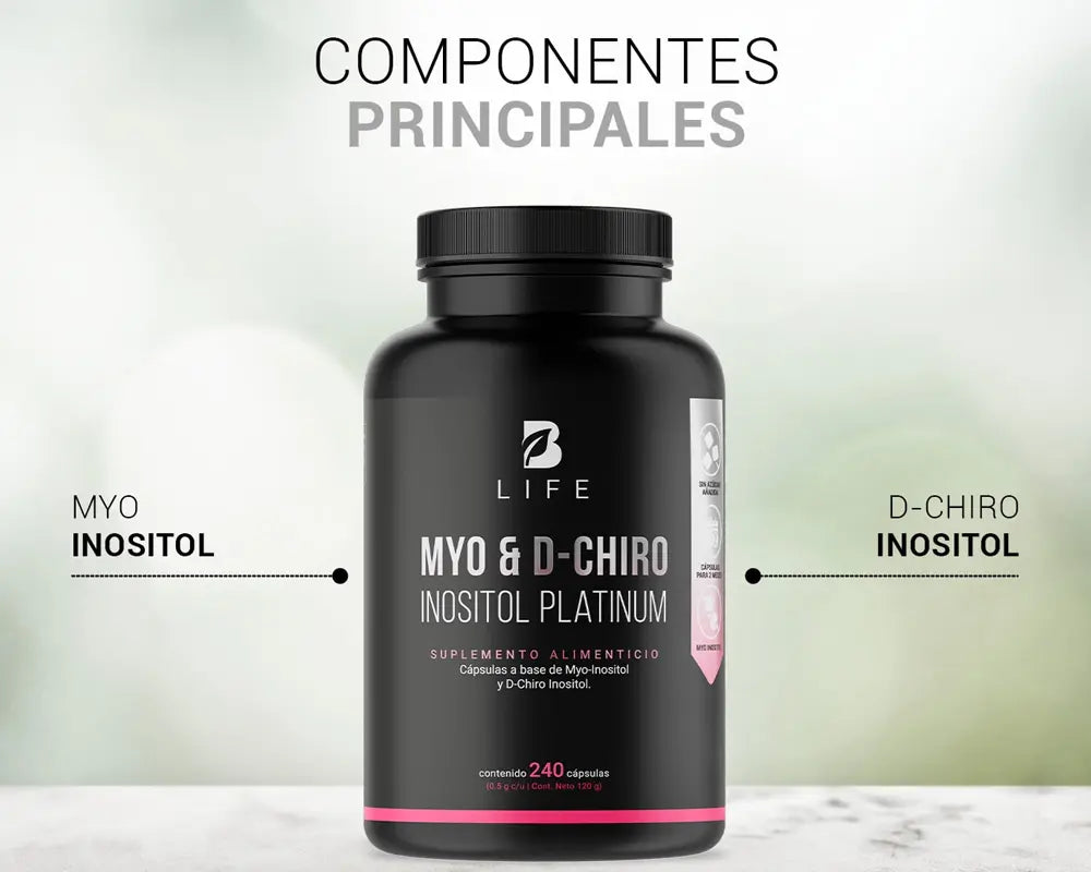 Ingredientes Myo & D-Chiro Inositol Platinum B Life