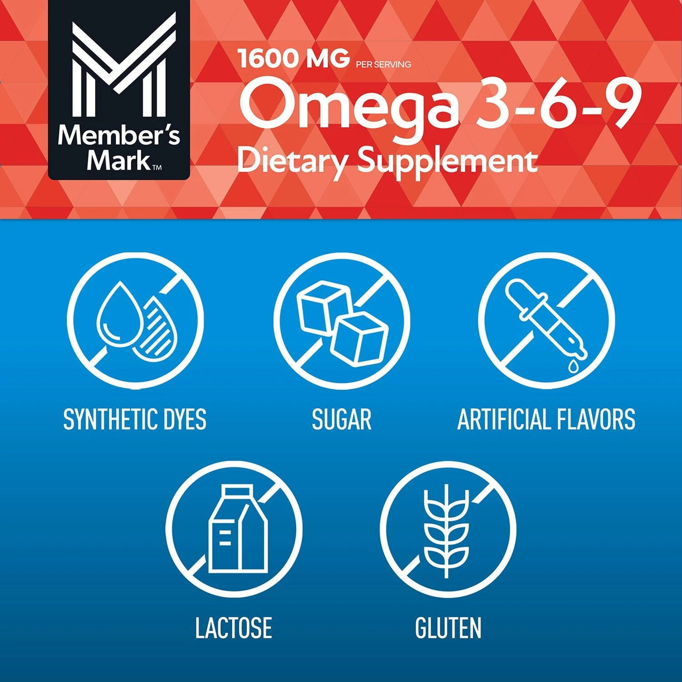 Omega 3-6-9 Member's Mark Tuna Oil 300 Mejora la salud en general Soporte antiinflamatorio