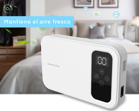 Ozonificador y Ionizador de Agua y Aire 6 en 1. Desinfecta bayetas, estropajos, cepillos de dientes, biberones